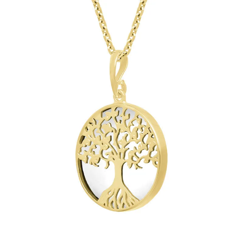 9ct Yellow Gold Bauxite Round Tree of Life Necklace sold by C.W. Sellors product image thumbnail 2