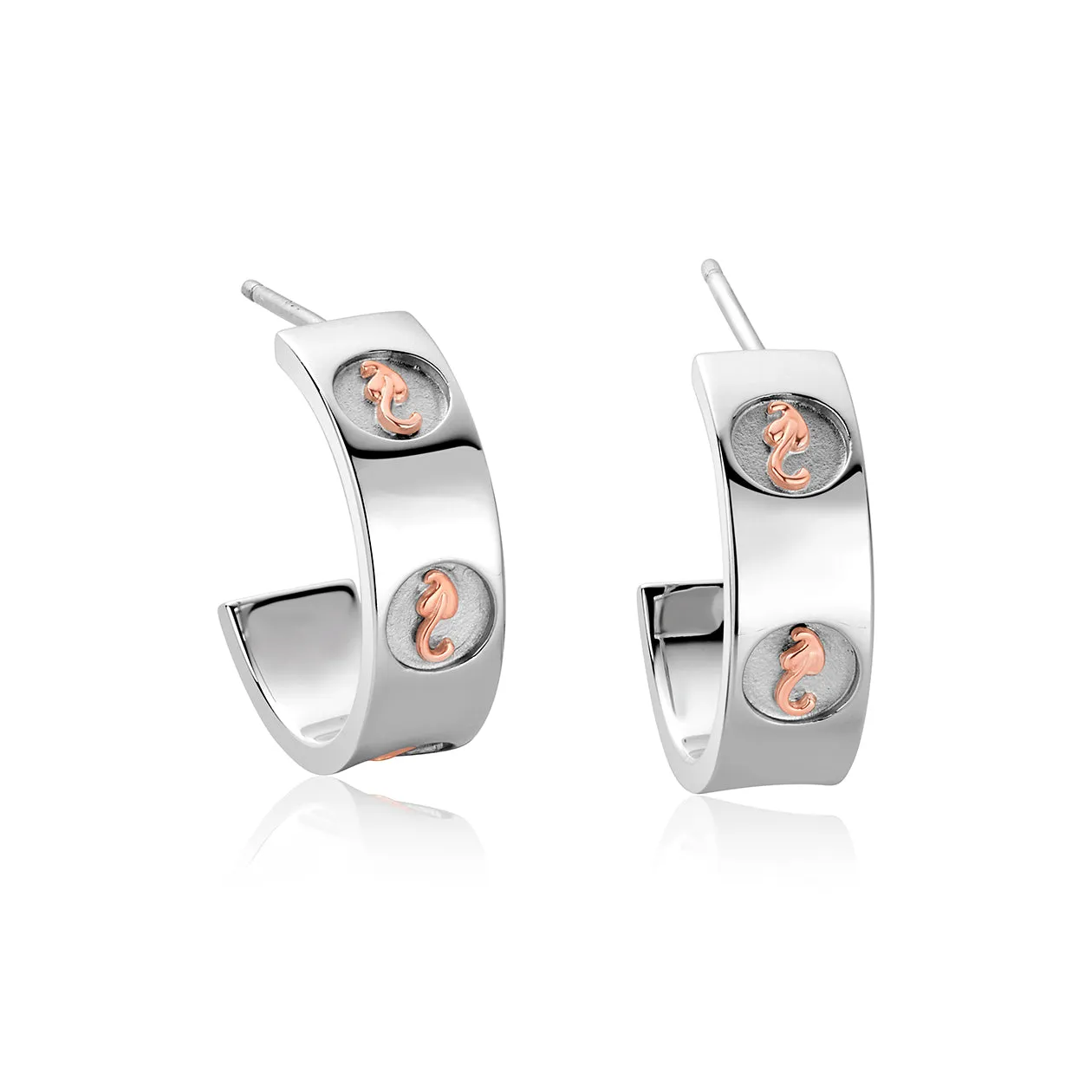 Clogau Tree of Life Insignia Hoop Earrings sold by C.W. Sellors