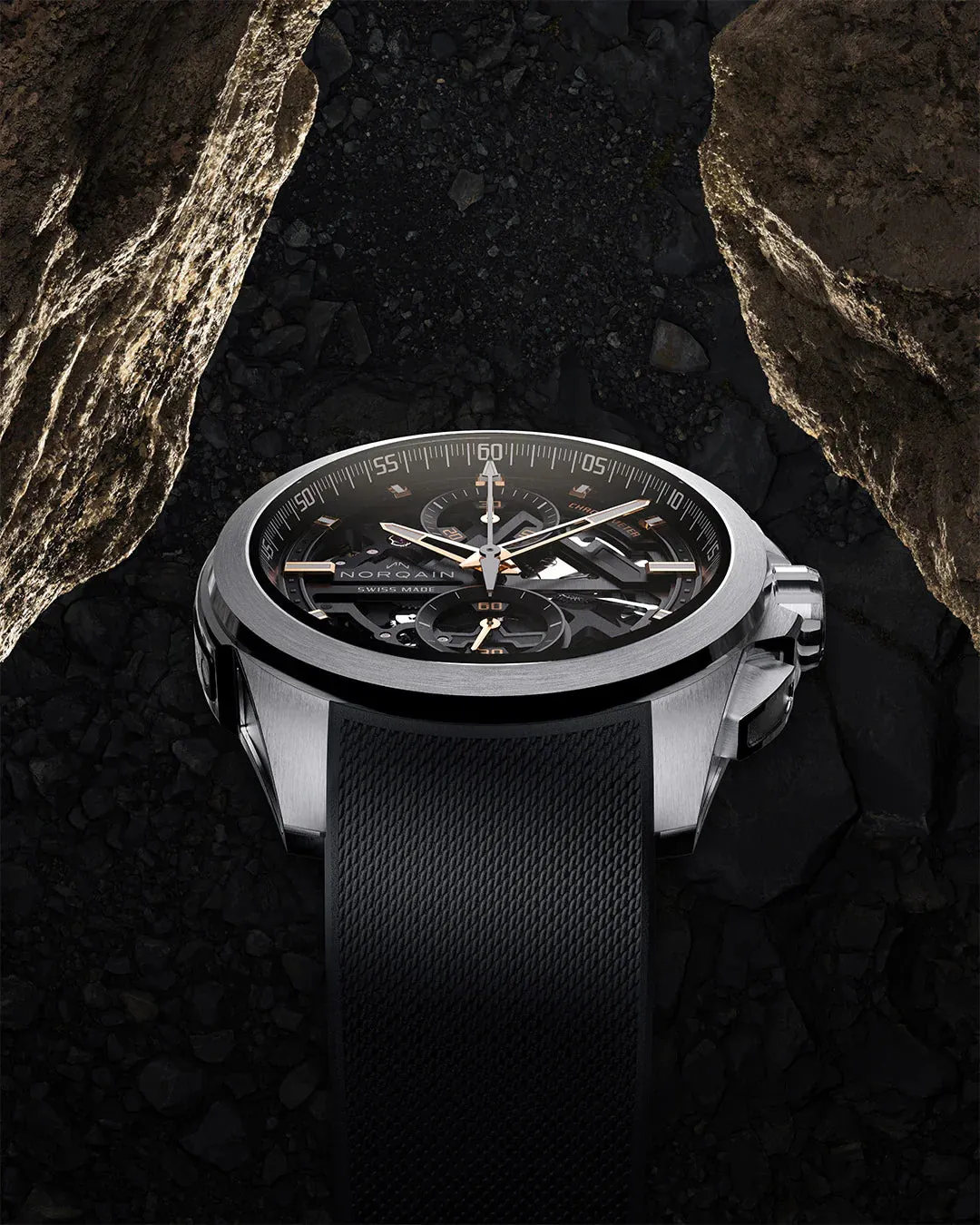 Norqain Independence Skeleton Chrono 42mm Watch sold by C.W. Sellors product image thumbnail 4