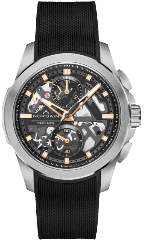 Norqain Independence Skeleton Chrono 42mm Watch made by C.W. Sellors