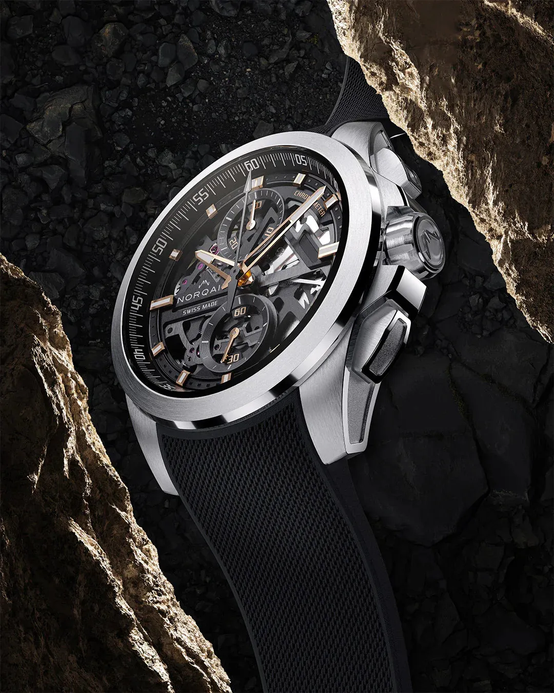 Norqain Independence Skeleton Chrono 42mm Watch sold by C.W. Sellors product image thumbnail 2