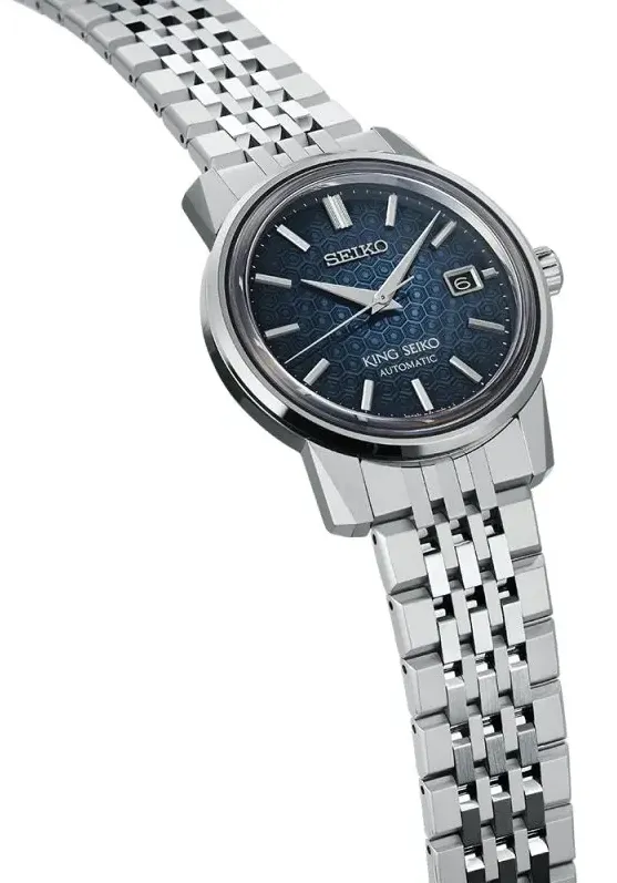 King Seiko KSK 6L Kameido Blue Watch D sold by C.W. Sellors product image thumbnail 3