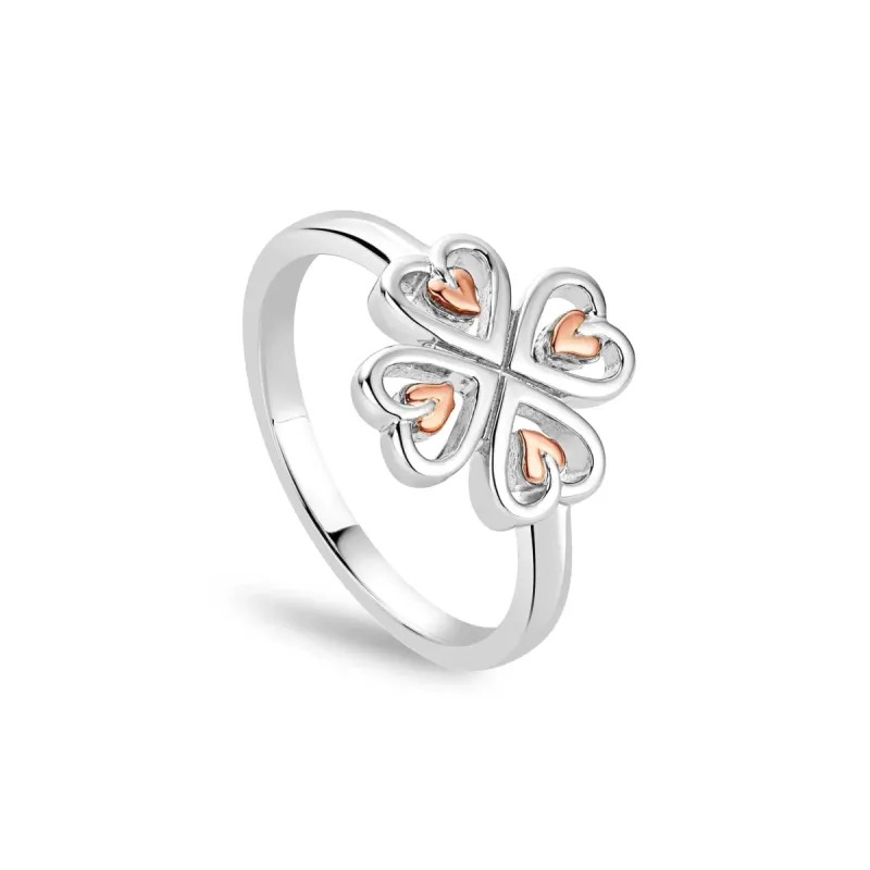 Clogau Tree of Life Sterling Silver Heart Ring sold by C.W. Sellors