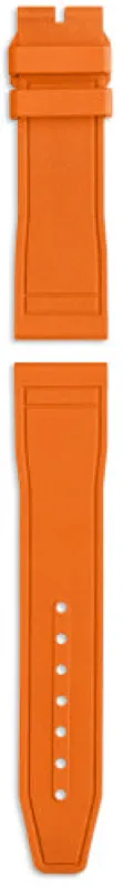 IWC Strap Rubber Pilot's Chrono 43 21/18mm Orange sold by C.W. Sellors