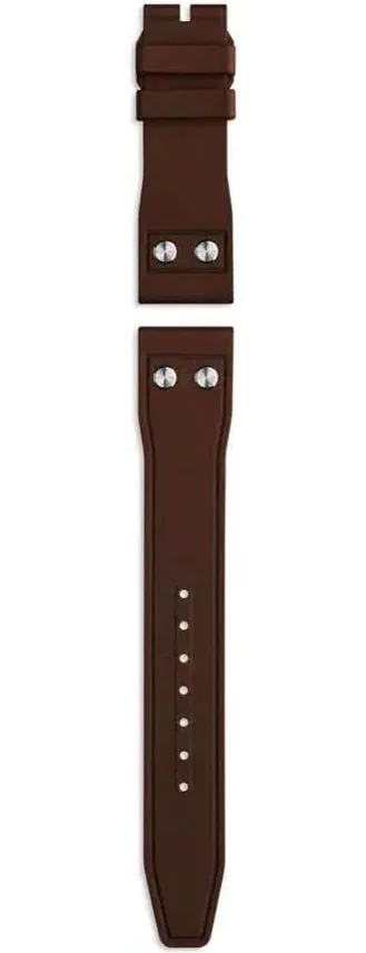 IWC Strap Rubber Big Pilot's 43 21/18mm Brown sold by C.W. Sellors