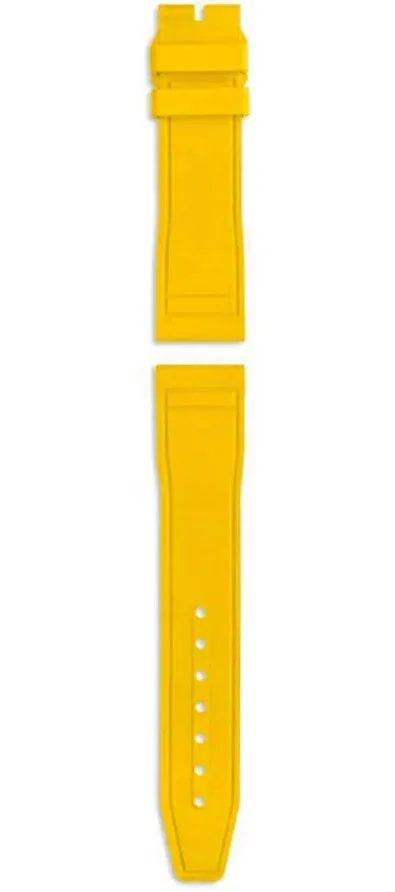 IWC Strap Rubber Pilot's Mark XX & Chrono 41 20/18mm Yellow sold by C.W. Sellors