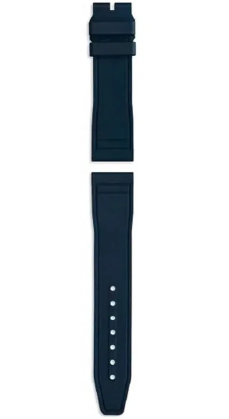 IWC Strap Rubber Pilot's Mark XX & Chrono 41 20/18mm Blue sold by C.W. Sellors