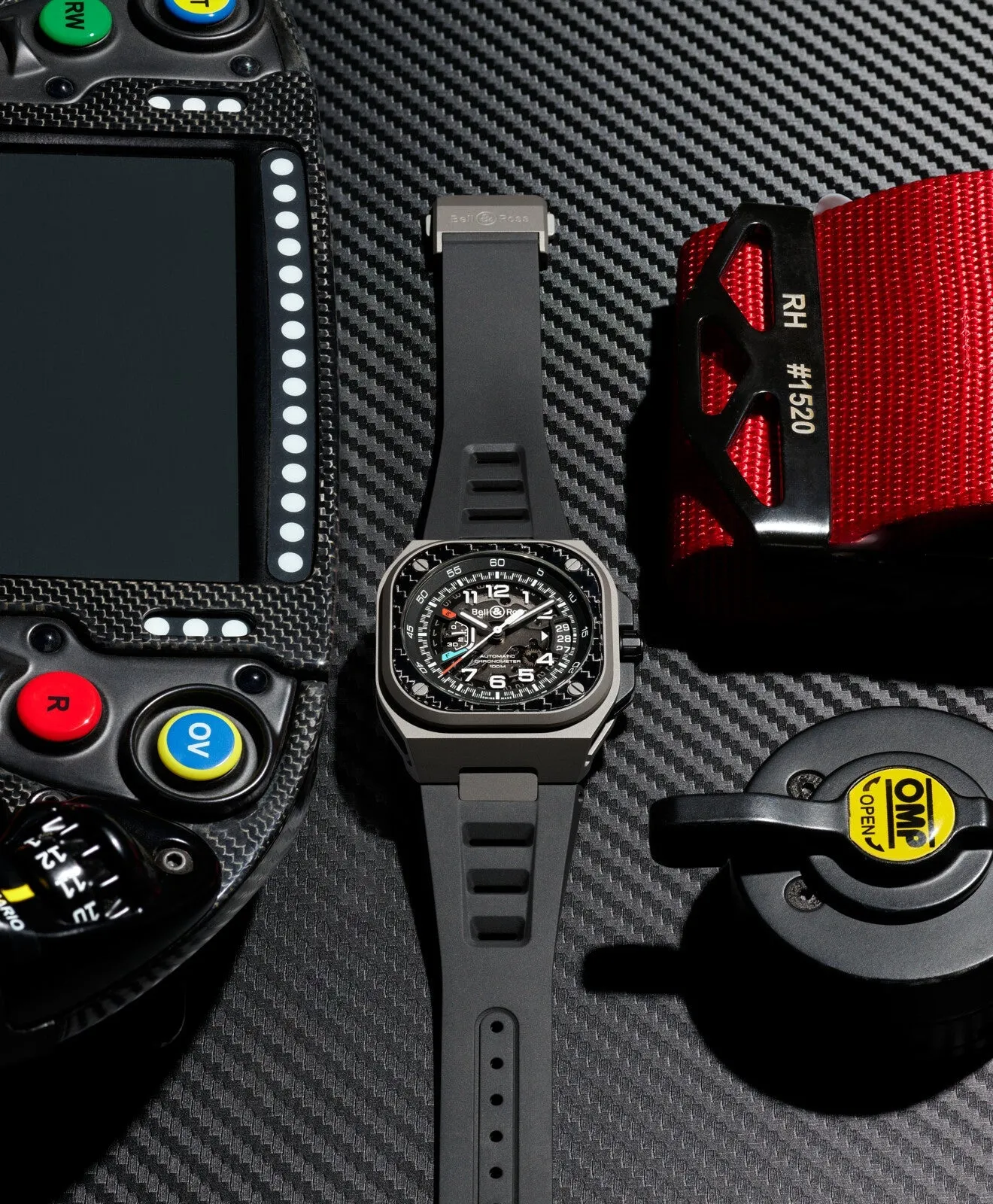 Bell & Ross BR X5 Racing Rubber Limited Edition Watch sold by C.W. Sellors product image thumbnail 5