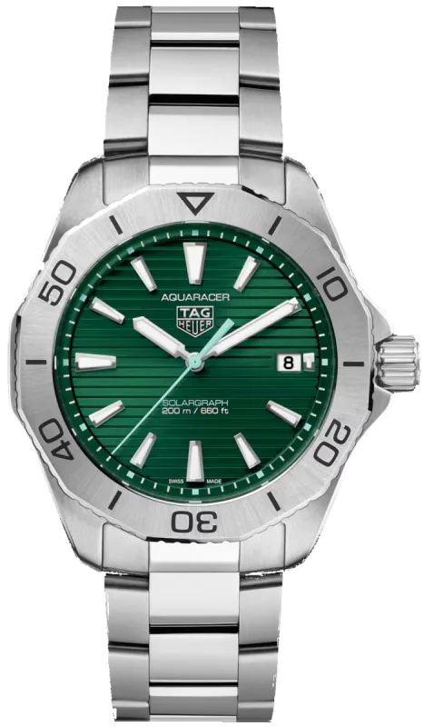 TAG Heuer Aquaracer Professional 200 Solargraph 40 Watch sold by C.W. Sellors