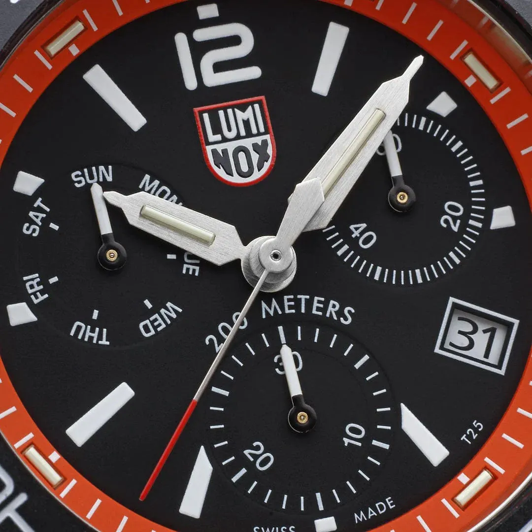 Luminox Pacific Diver Chronograph 44mm 3140 Series Black Orange Watch sold by C.W. Sellors product image thumbnail 4