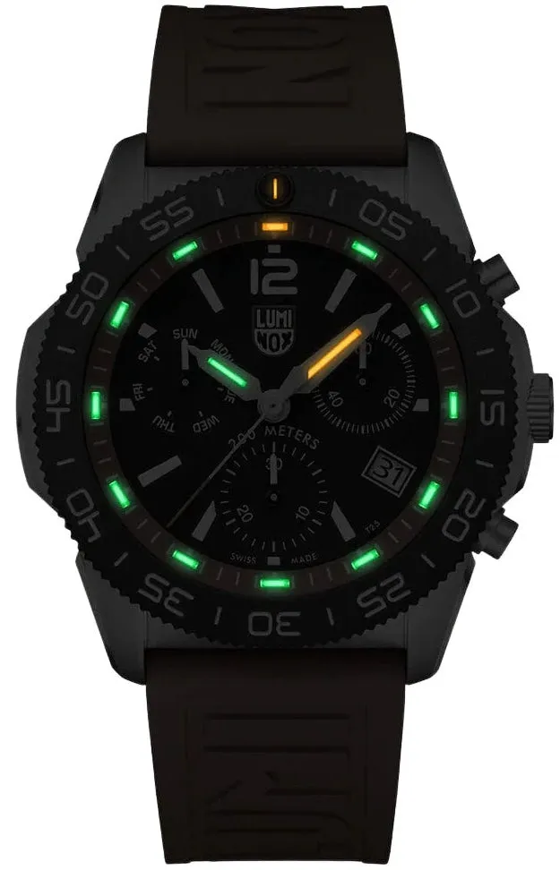 Luminox Pacific Diver Chronograph 44mm 3140 Series Black Orange Watch sold by C.W. Sellors product image thumbnail 2