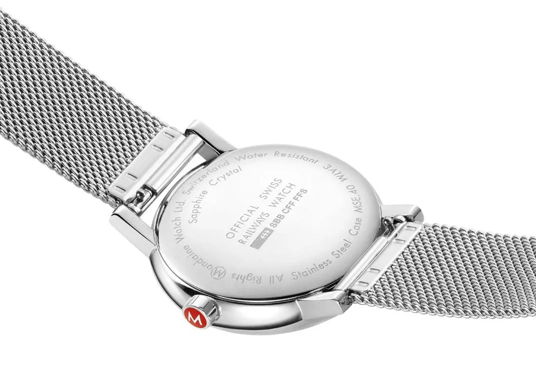 Mondaine Evo2 40mm Steel Watch sold by C.W. Sellors product image thumbnail 2