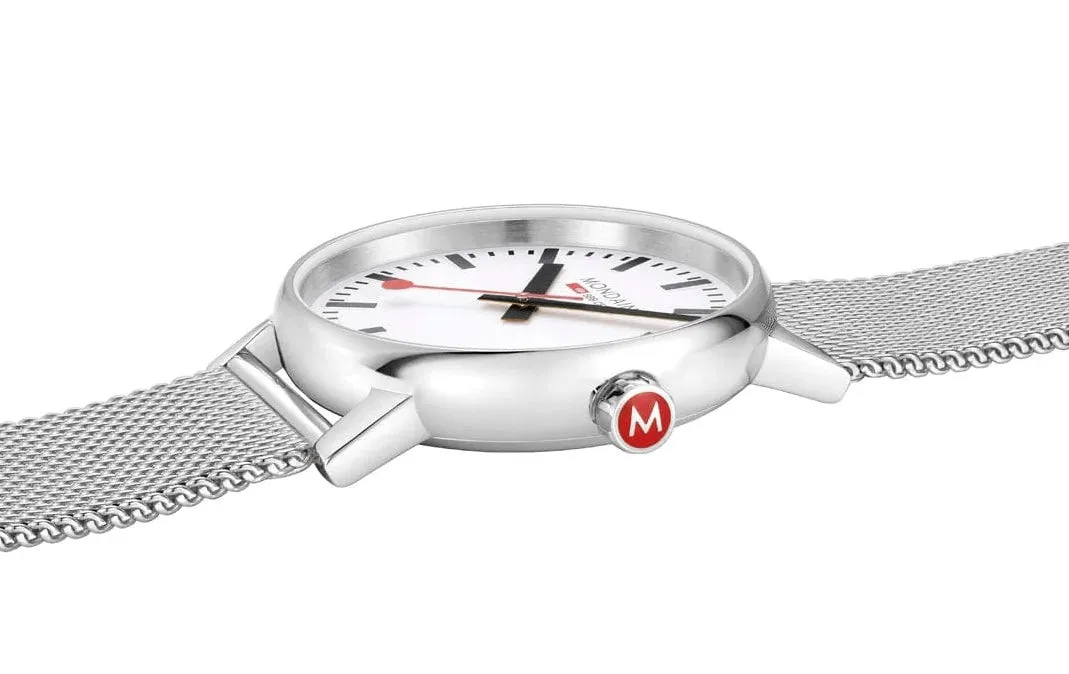 Mondaine Evo2 40mm Steel Watch sold by C.W. Sellors product image thumbnail 3