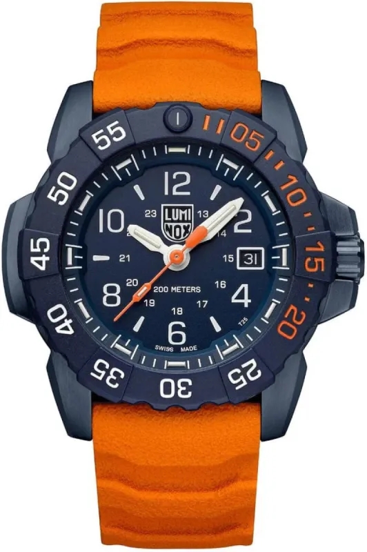 Luminox Navy Seal Foundation 45mm Back To The Blue Watch made by C.W. Sellors