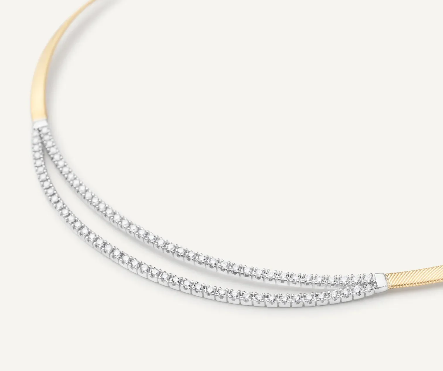 Marco Bicego Masai 18ct Yellow Gold Coil 1.95ct Diamond Necklace sold by C.W. Sellors product image thumbnail 2