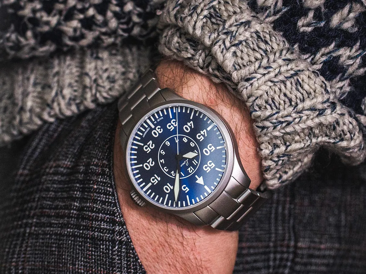 Laco Pilot Basic Aachen Blaue Stunde 39 Bracelet sold by C.W. Sellors product image thumbnail 5