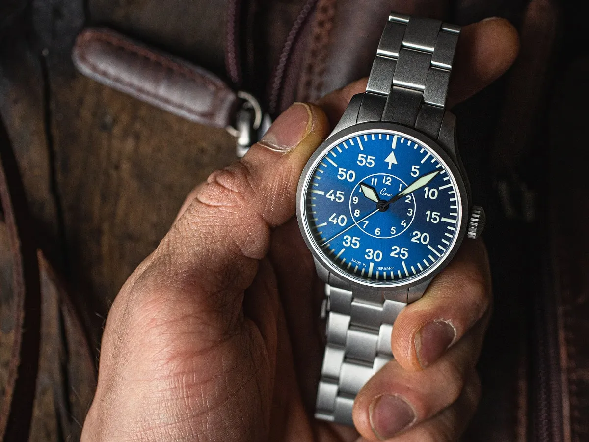 Laco Pilot Basic Aachen Blaue Stunde 39 Bracelet sold by C.W. Sellors product image thumbnail 4