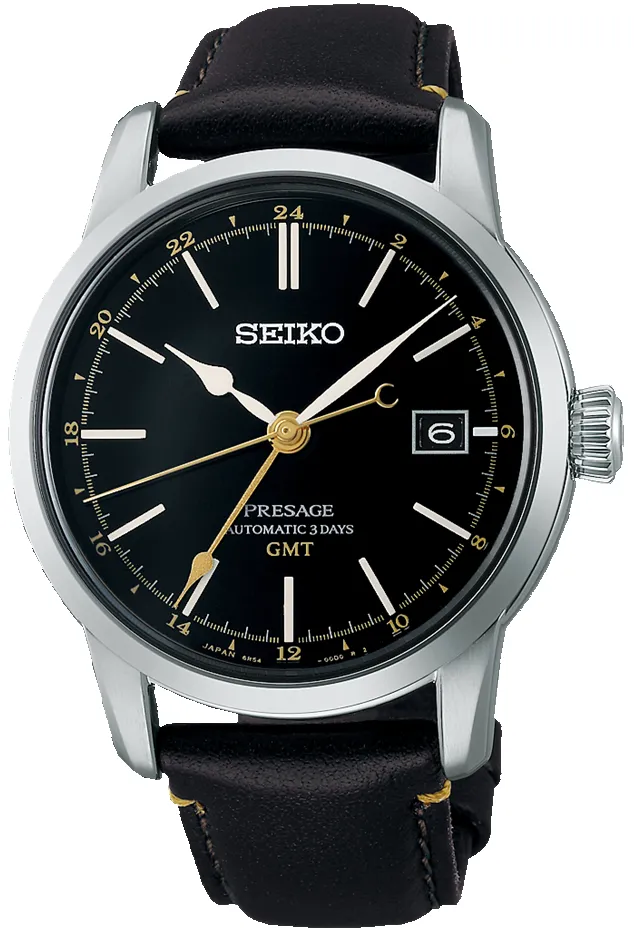 Seiko Presage Craftmanship Urishi Dial GMT Watch sold by C.W. Sellors