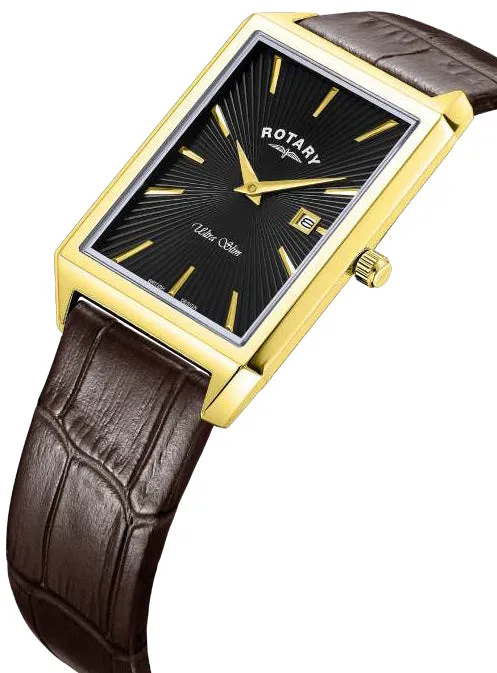 Rotary Ultra Slim Rectangular Mens Watch sold by C.W. Sellors product image thumbnail 2
