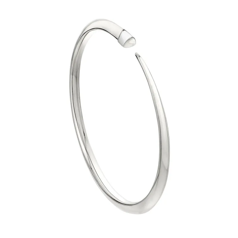 Shaun Leane Sabre Sterling Silver Slim Tusk Bangle sold by C.W. Sellors