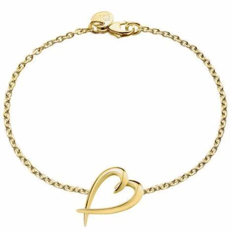 Shaun Leane Signature 18ct Yellow Gold Plated Sterling Silver Heart Bracelet sold by C.W. Sellors
