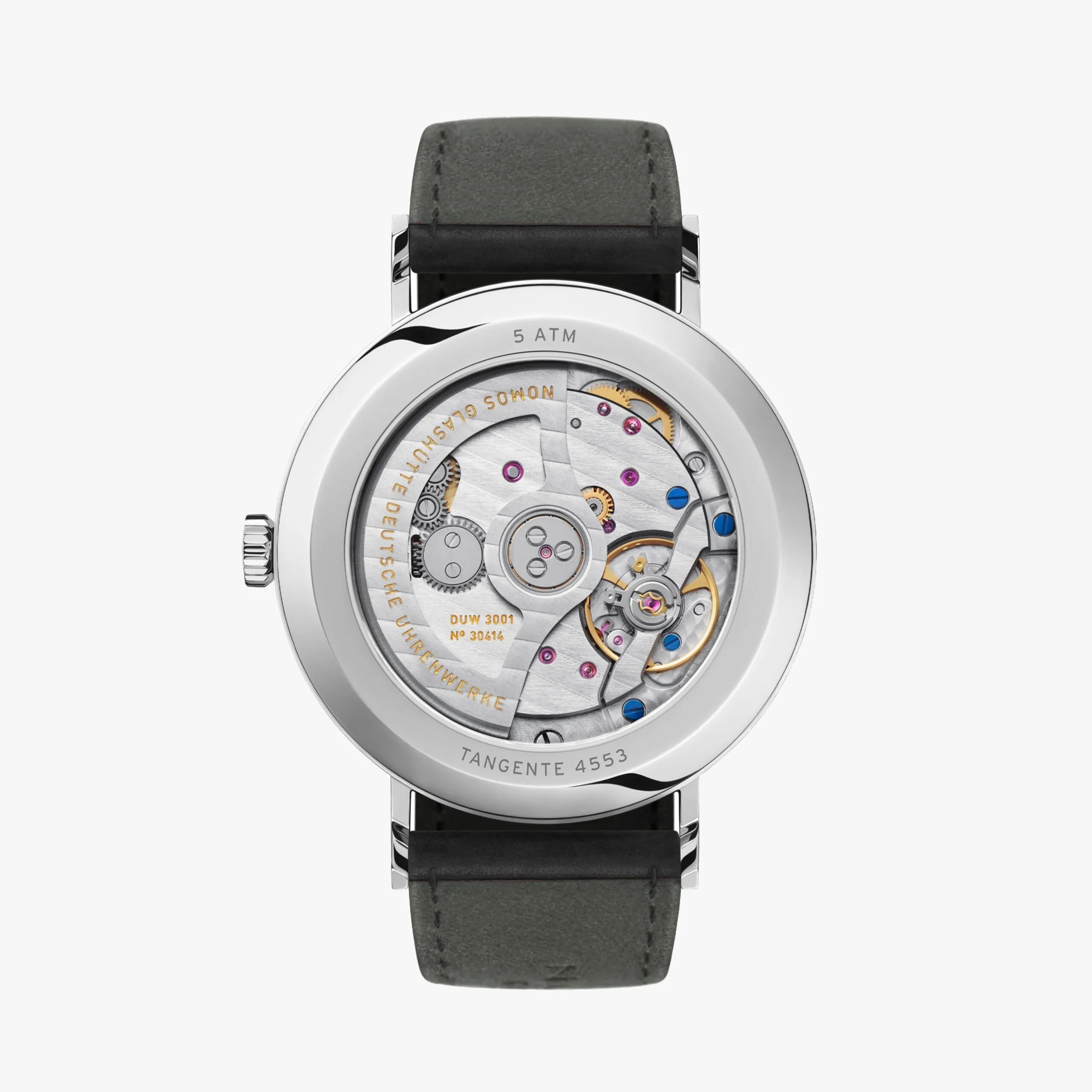 Nomos Glashutte Tangente Neomatik 39 Blue Gold Sapphire Crystal Watch sold by C.W. Sellors product image thumbnail 2