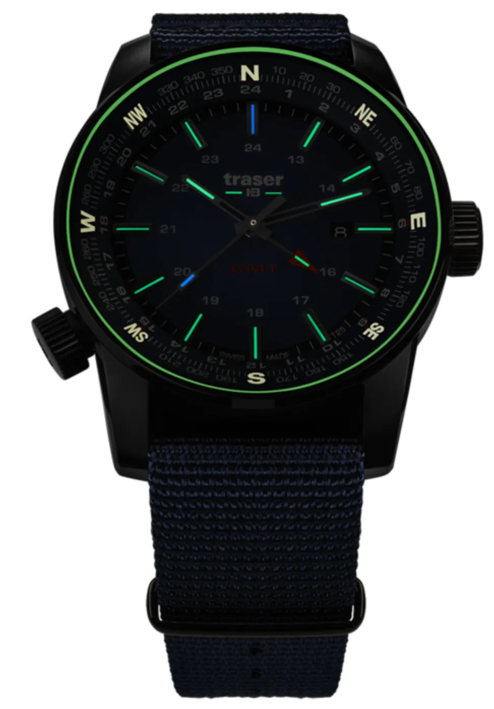 Traser H3 P68 Pathfinder GMT Blue sold by C.W. Sellors product image thumbnail 3