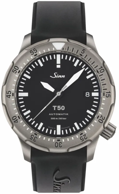 Sinn T50 Black Silicon sold by C.W. Sellors