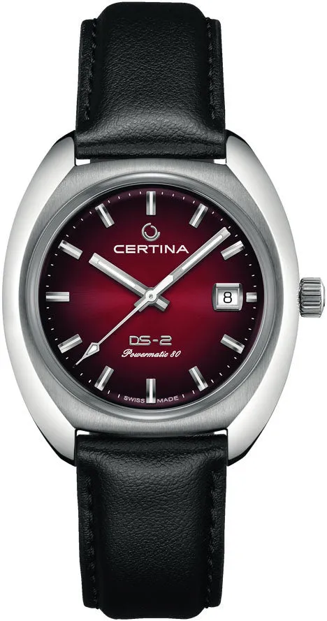 Certina DS-2 Powermatic Red sold by C.W. Sellors