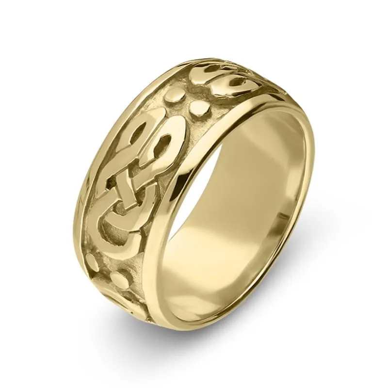 9ct Yellow Gold Celtic Wedding Ring sold by C.W. Sellors