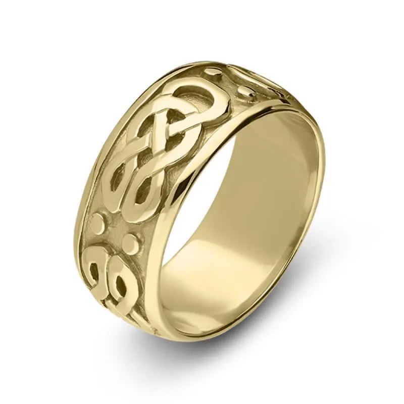 9ct Yellow Gold Celtic Wedding Ring sold by C.W. Sellors