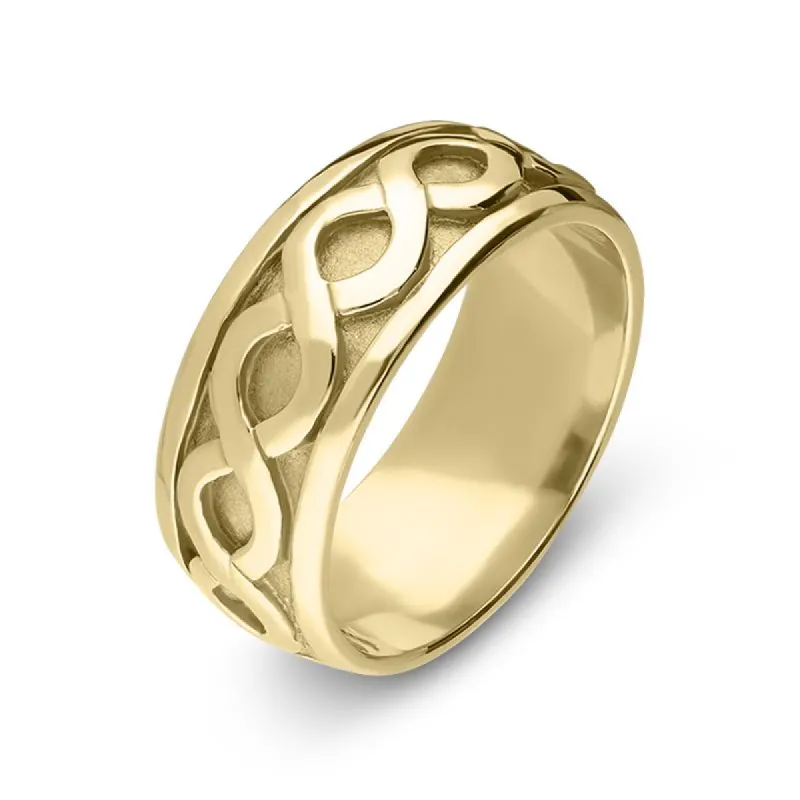 9ct Yellow Gold Fancy Celtic Wedding Ring D sold by C.W. Sellors
