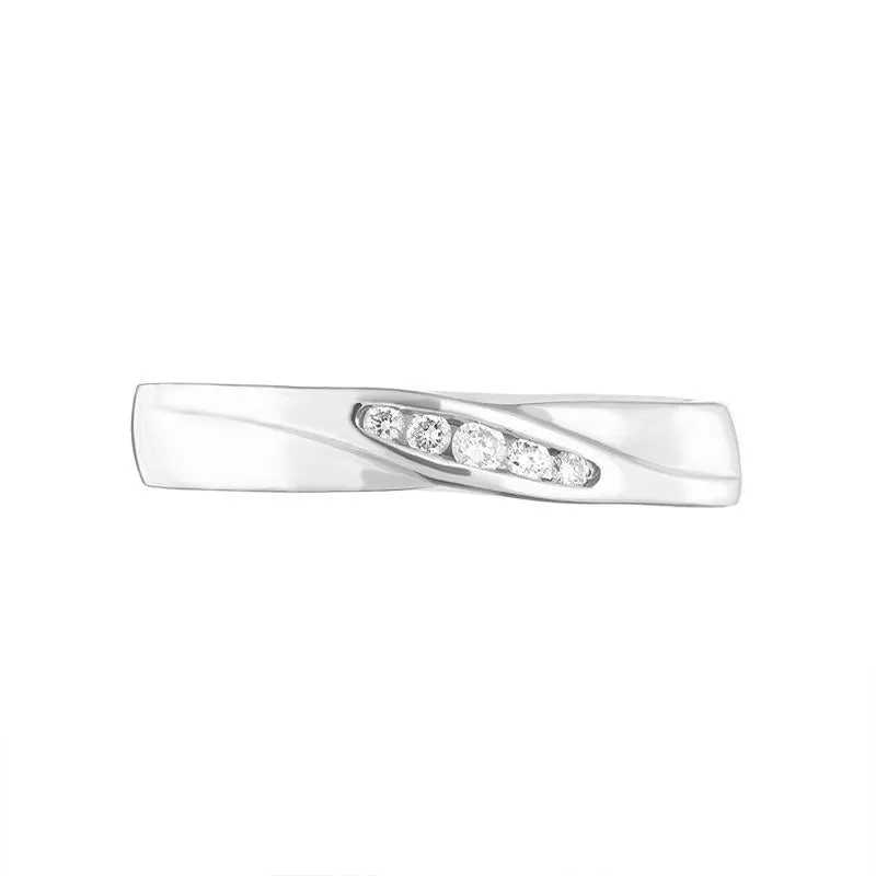 Platinum Diamond Channel Set Band Ring sold by C.W. Sellors product image thumbnail 2