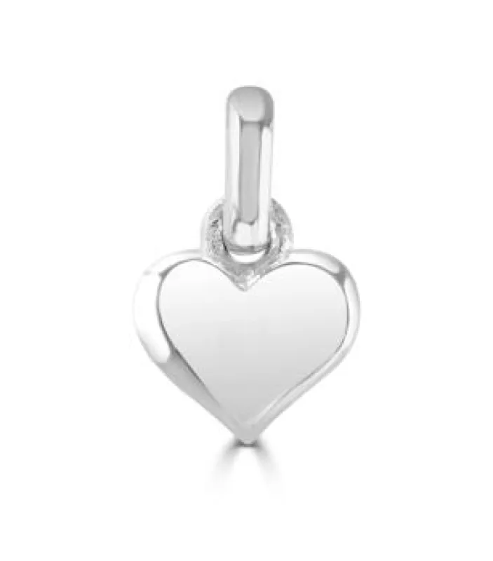 Little Star Sterling Silver Heart Charm sold by C.W. Sellors