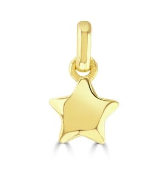Little Star Gold Plated Sterling Silver Star Charm sold by C.W. Sellors