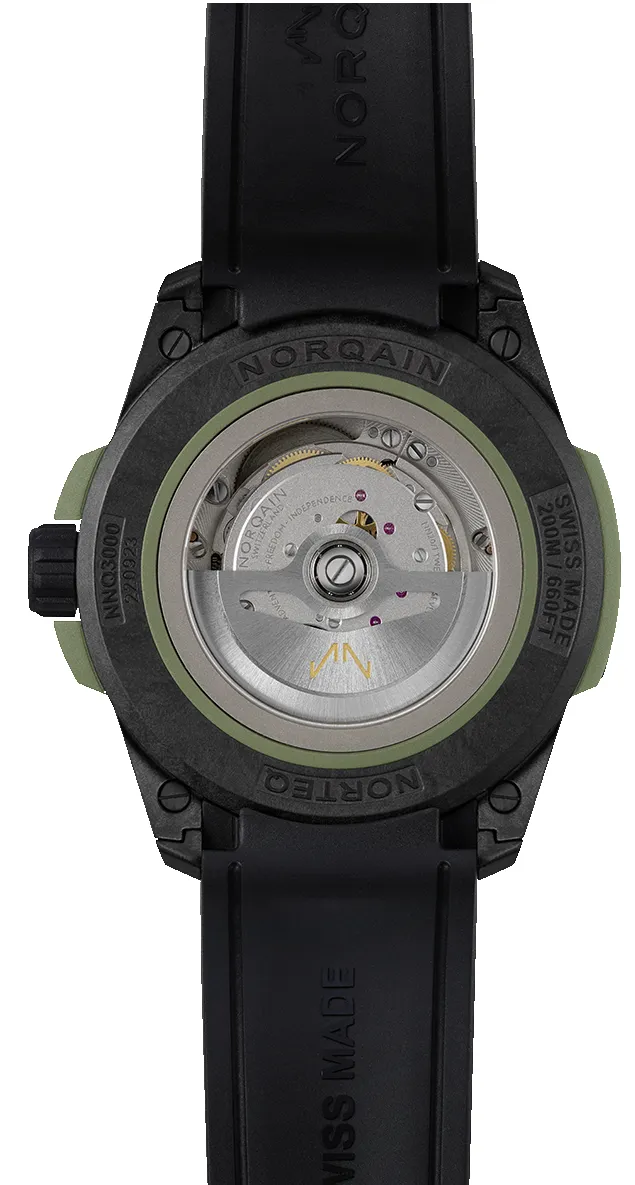 Norqain Wild One & Norteq Black Khaki Mesh sold by C.W. Sellors product image thumbnail 5