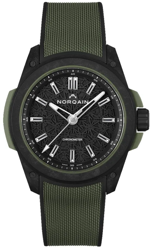 Norqain Wild One & Norteq Black Khaki Mesh made by C.W. Sellors