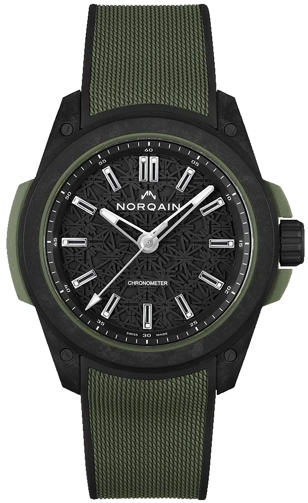 Norqain Wild One & Norteq Black Khaki Mesh sold by C.W. Sellors
