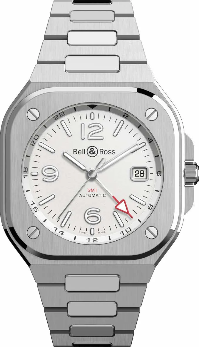 Bell & Ross BR 05 GMT White Bracelet Watch sold by C.W. Sellors