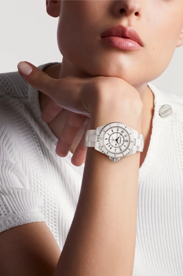 CHANEL J12 White 38mm Ceramic Automatic Watch sold by C.W. Sellors product image thumbnail 4