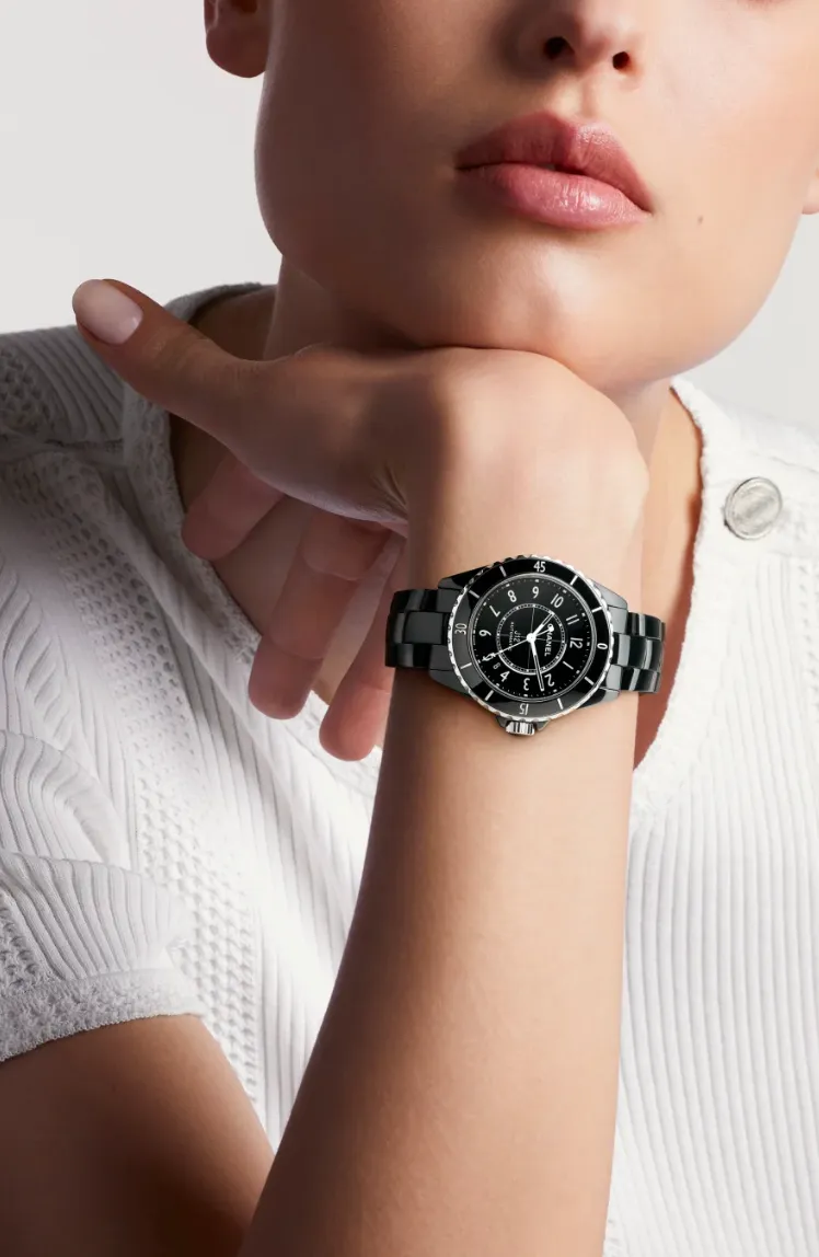 CHANEL J12 Black 38mm Ceramic Automatic Watch sold by C.W. Sellors product image thumbnail 4