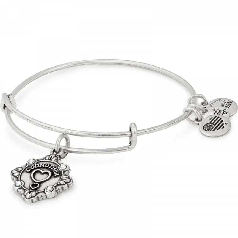Alex And Ani Silver Because I Love You Charm Bangle sold by C.W. Sellors
