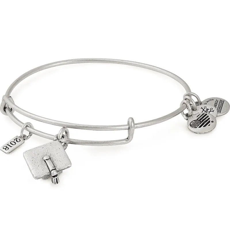 Alex And Ani 2018 Graduation Cap Charm Bangle sold by C.W. Sellors