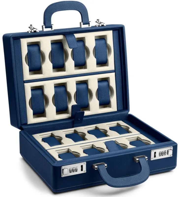 Scatola del Tempo Watch Case Valigetta 16 Blue Off White sold by C.W. Sellors