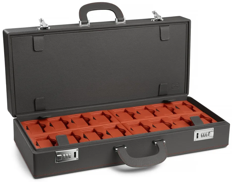 Scatola del Tempo Watch Case Valigetta 32 Grey Orange sold by C.W. Sellors product image thumbnail 2