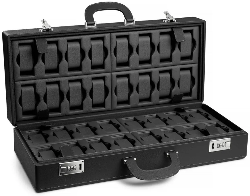 Scatola del Tempo Watch Case Valigetta 32 Grey sold by C.W. Sellors