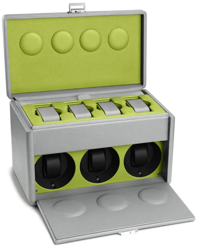 Scatola del Tempo Watch Winder 7RT Grey Green sold by C.W. Sellors