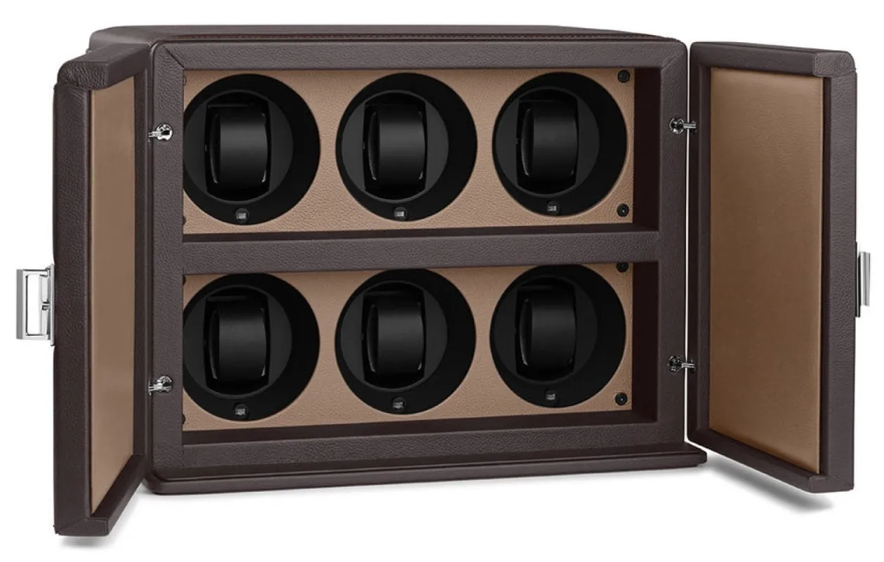 Scatola del Tempo Watch Winder Rotore 6 Bi Colour sold by C.W. Sellors