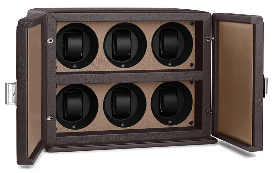 Scatola del Tempo Watch Winder Rotore 6 Bi Colour sold by C.W. Sellors