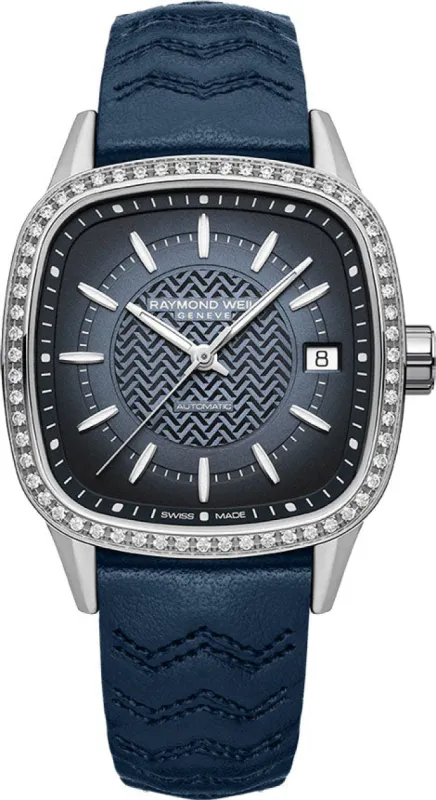Raymond Weil Freelancer 60 Lab Blue Ladies Watch sold by C.W. Sellors